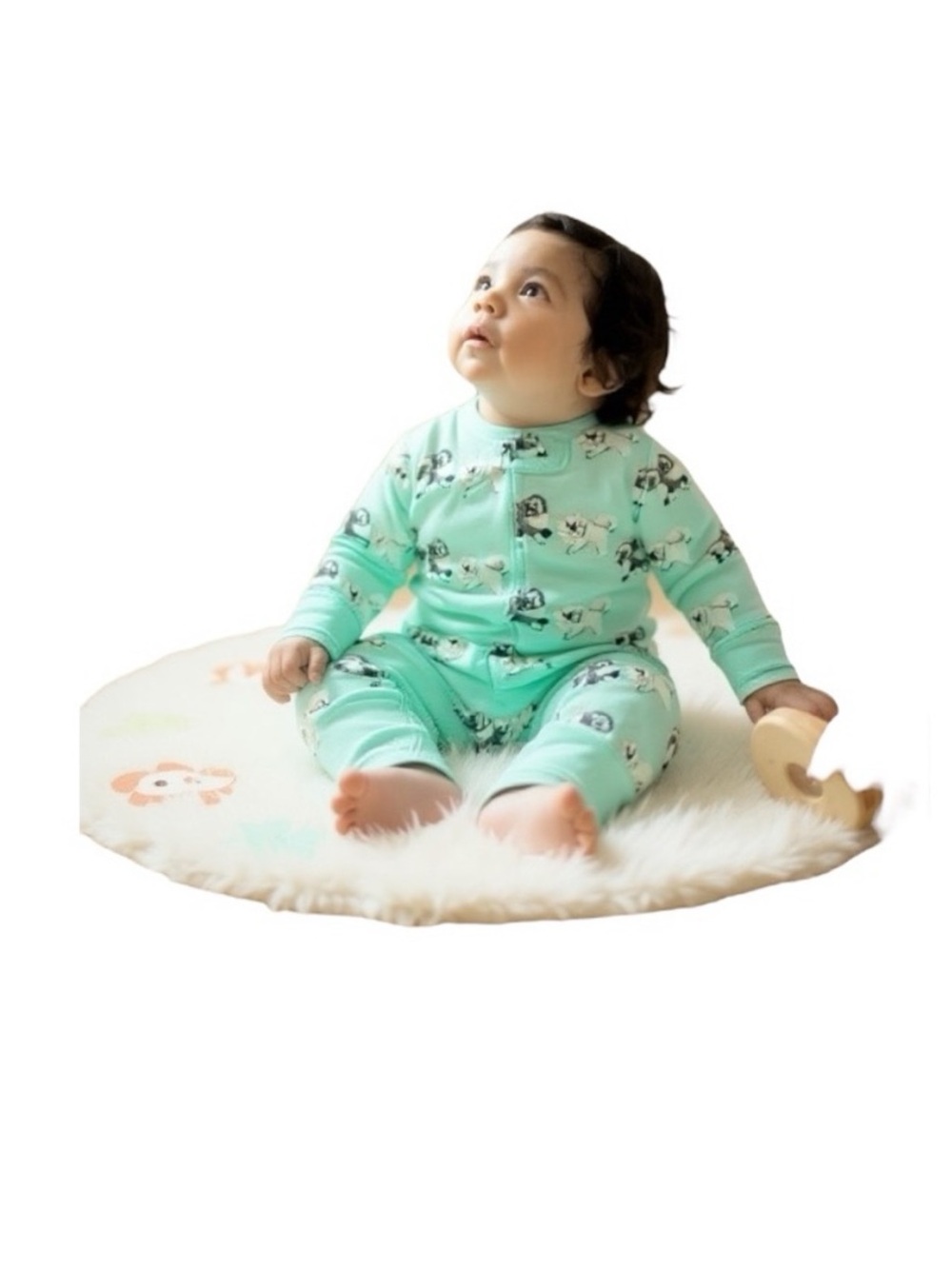 Paris Hilton x monica + Andy Adorable Mint Green Bodysuit for Kids